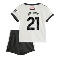 Echipament fotbal Manchester United Antony #21 Tricou Treilea 2024-25 pentru copii maneca scurta (+ Pantaloni scurti)